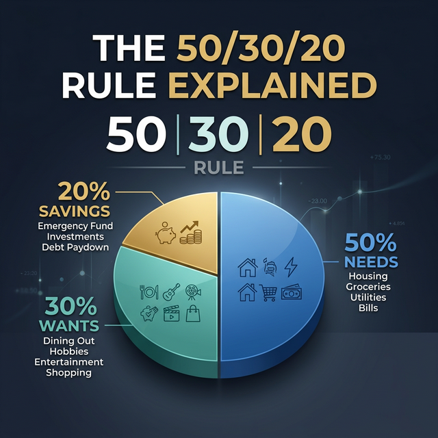 50/30/20 Rule Explained: How Three Percentages Create a Complete Budget Without Spreadsheets