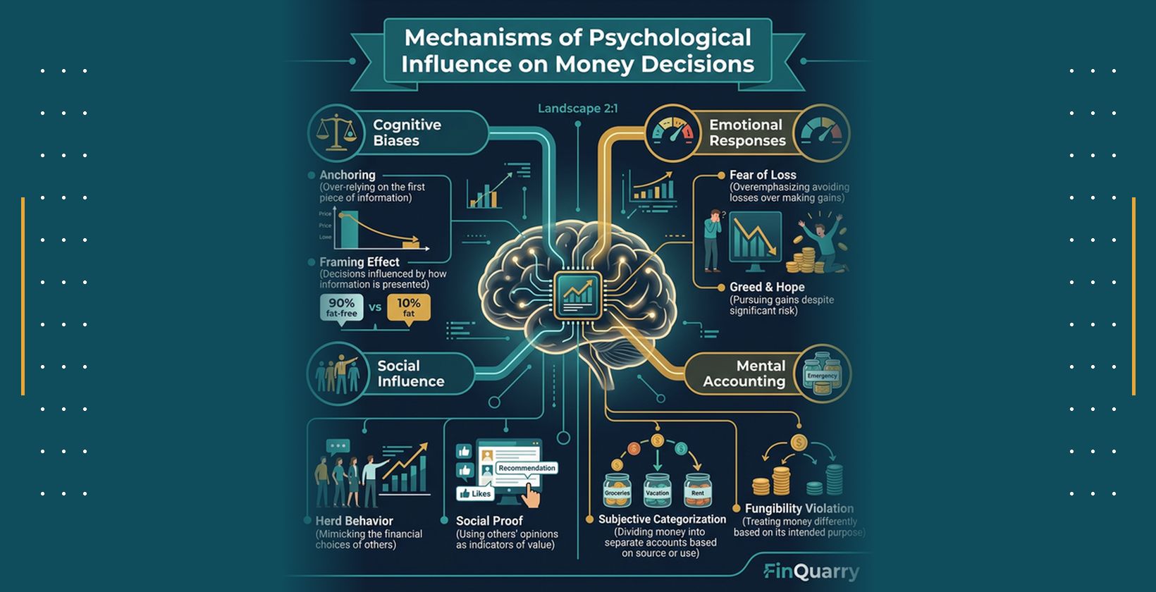Four pathways of psychological influence on money decisions: cognitive biases, emotional responses, social influence, and mental accounting